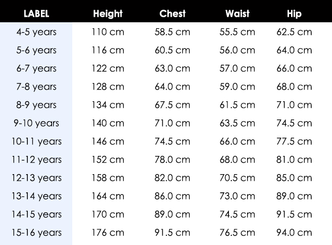 Stan smith kids size chart sale